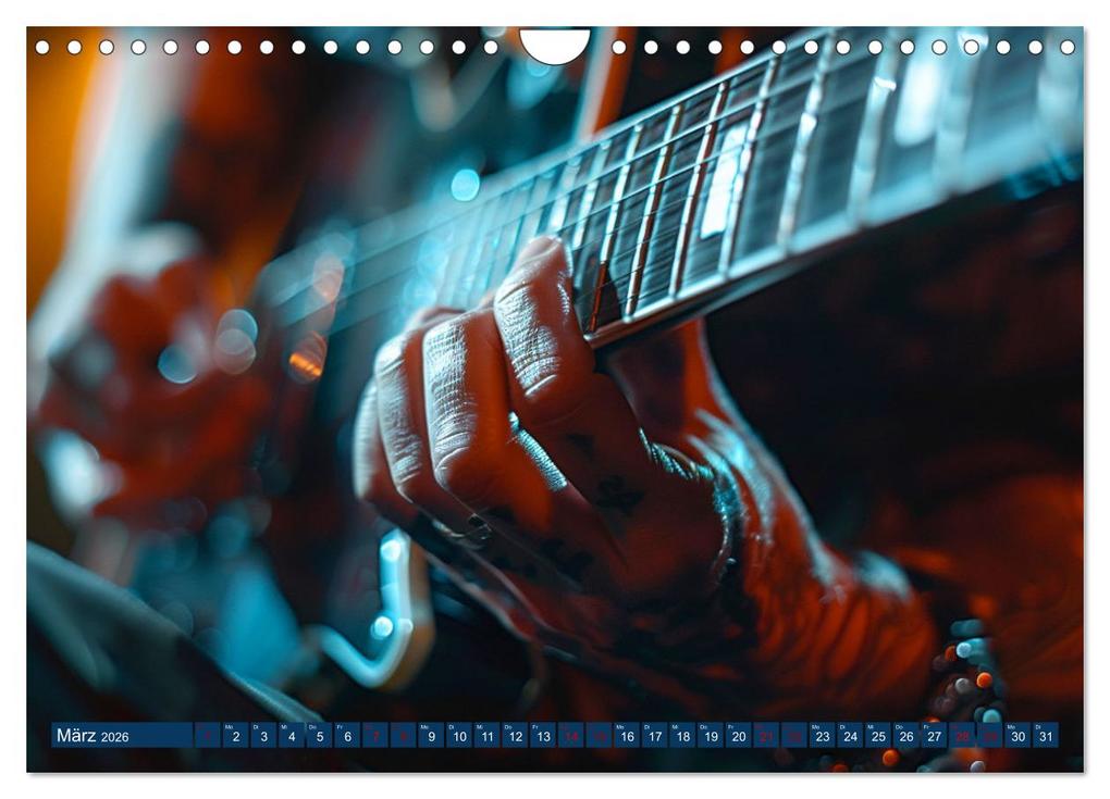 Weitere Ansicht: Wegbegleiter Gitarre (Wandkalender 2026 DIN A4 quer), CALVENDO Monatskalender | Kerstin Waurick, Calvendo