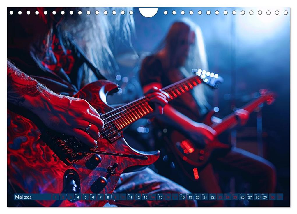 Weitere Ansicht: Wegbegleiter Gitarre (Wandkalender 2026 DIN A4 quer), CALVENDO Monatskalender | Kerstin Waurick, Calvendo