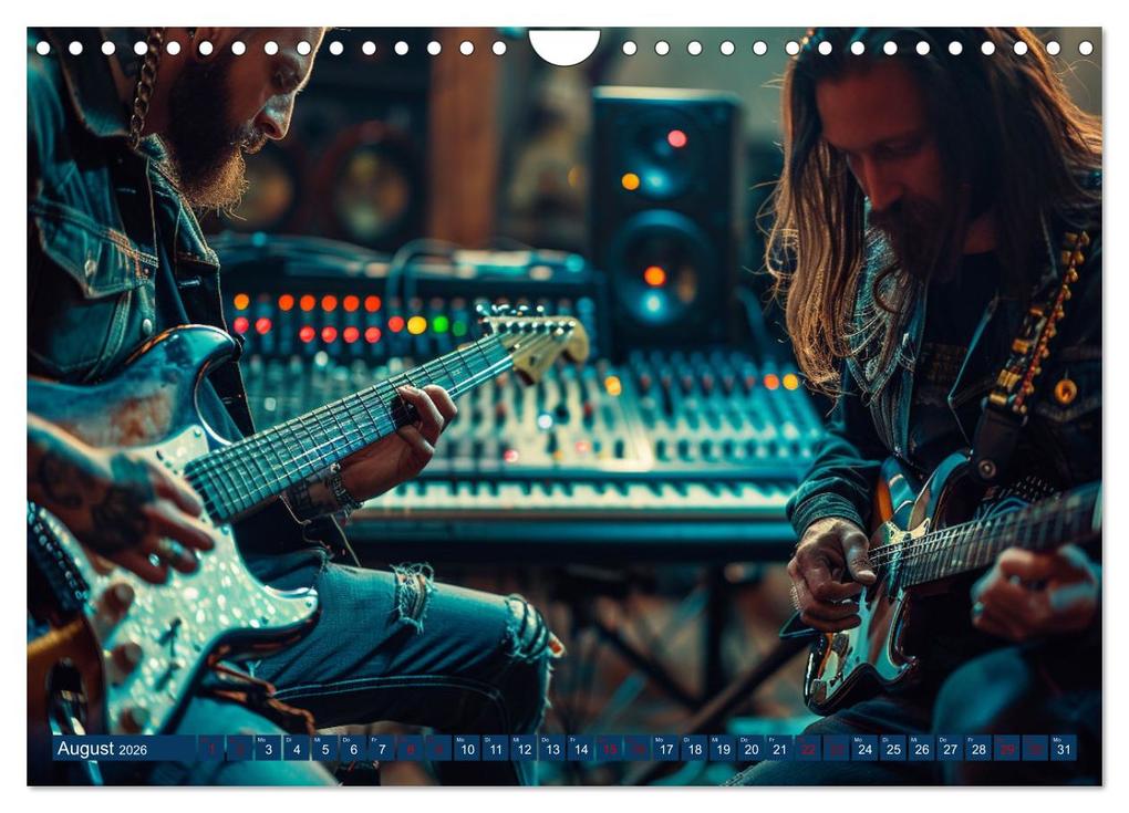 Weitere Ansicht: Wegbegleiter Gitarre (Wandkalender 2026 DIN A4 quer), CALVENDO Monatskalender | Kerstin Waurick, Calvendo