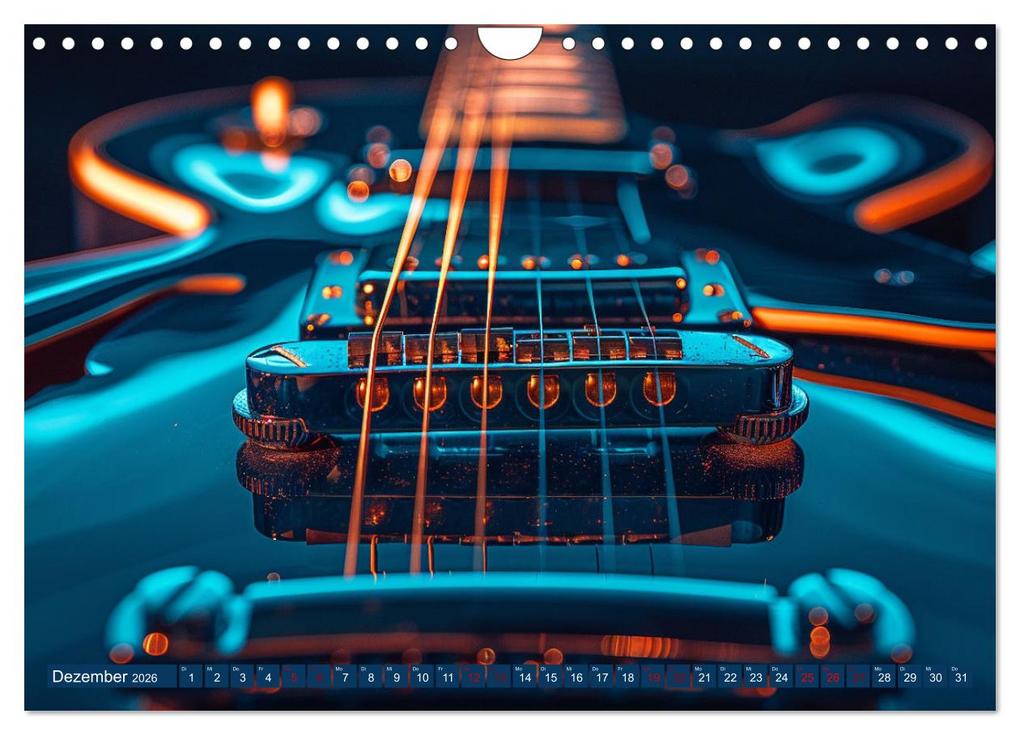 Weitere Ansicht: Wegbegleiter Gitarre (Wandkalender 2026 DIN A4 quer), CALVENDO Monatskalender | Kerstin Waurick, Calvendo