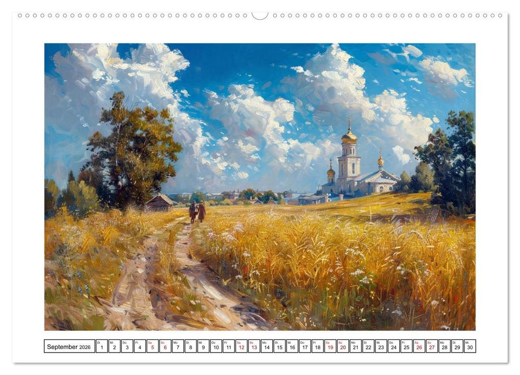 Weitere Ansicht: Reise mit der ostslawischen Seele (Wandkalender 2026 DIN A2 quer), CALVENDO Monatskalender | Kerstin Waurick, Calvendo