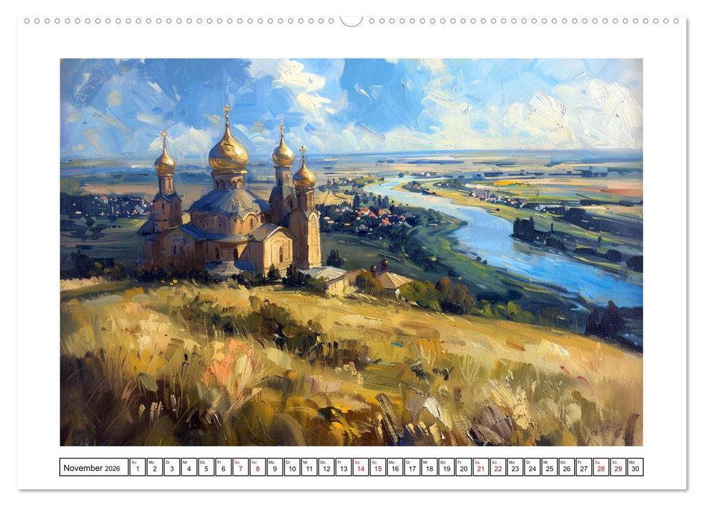 Weitere Ansicht: Reise mit der ostslawischen Seele (Wandkalender 2026 DIN A2 quer), CALVENDO Monatskalender | Kerstin Waurick, Calvendo