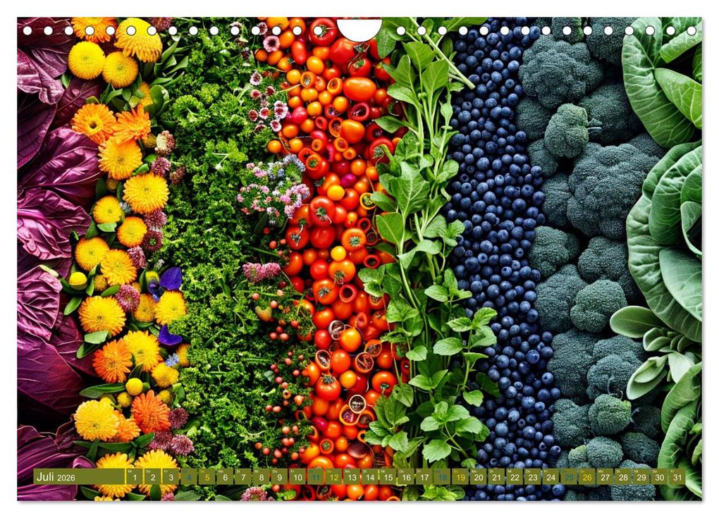 Weitere Ansicht: Patchwork - Farben und Formen (Wandkalender 2026 DIN A4 quer), CALVENDO Monatskalender | Susan Michel, Calvendo