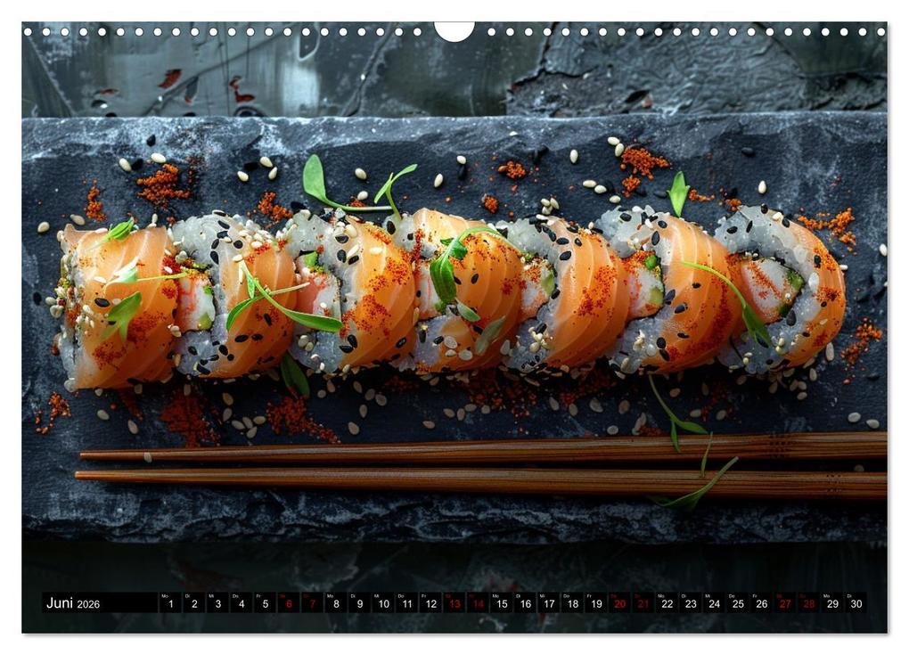 Weitere Ansicht: Sushi Zauber (Wandkalender 2026 DIN A3 quer), CALVENDO Monatskalender | Kerstin Waurick, Calvendo