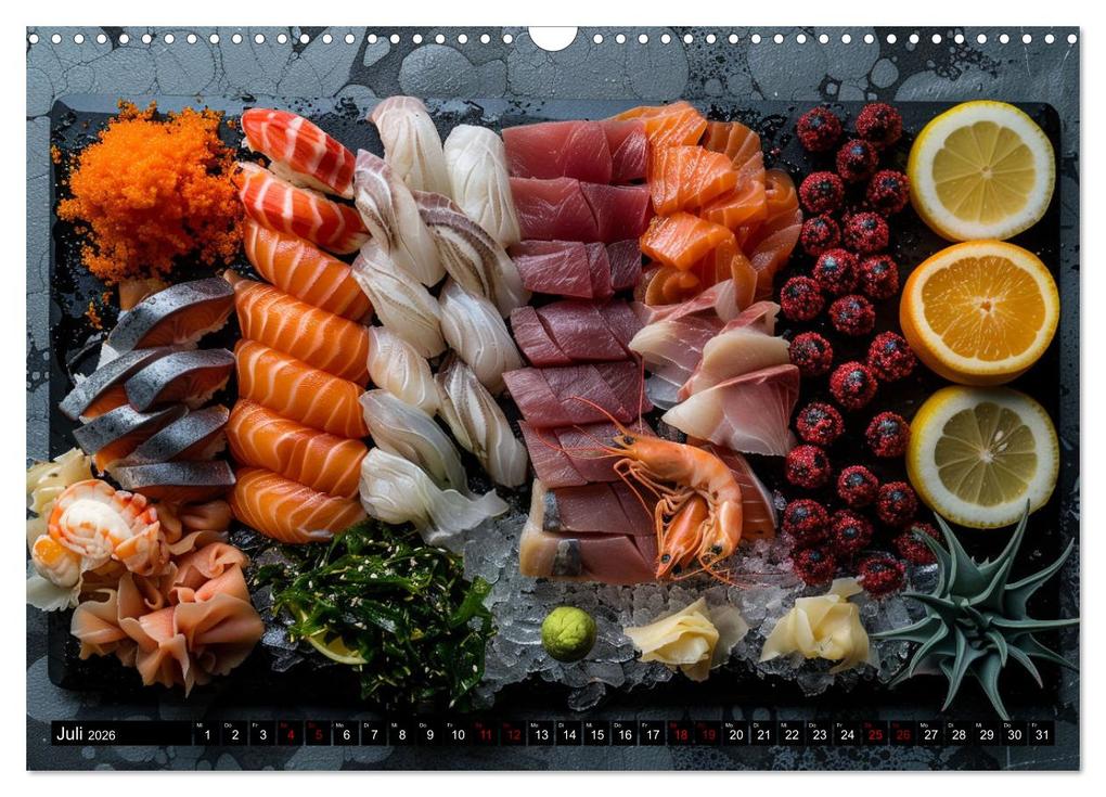 Weitere Ansicht: Sushi Zauber (Wandkalender 2026 DIN A3 quer), CALVENDO Monatskalender | Kerstin Waurick, Calvendo