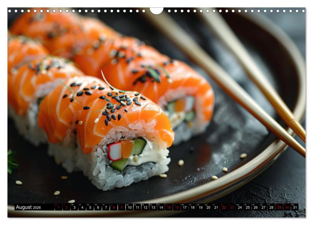 Weitere Ansicht: Sushi Zauber (Wandkalender 2026 DIN A3 quer), CALVENDO Monatskalender | Kerstin Waurick, Calvendo