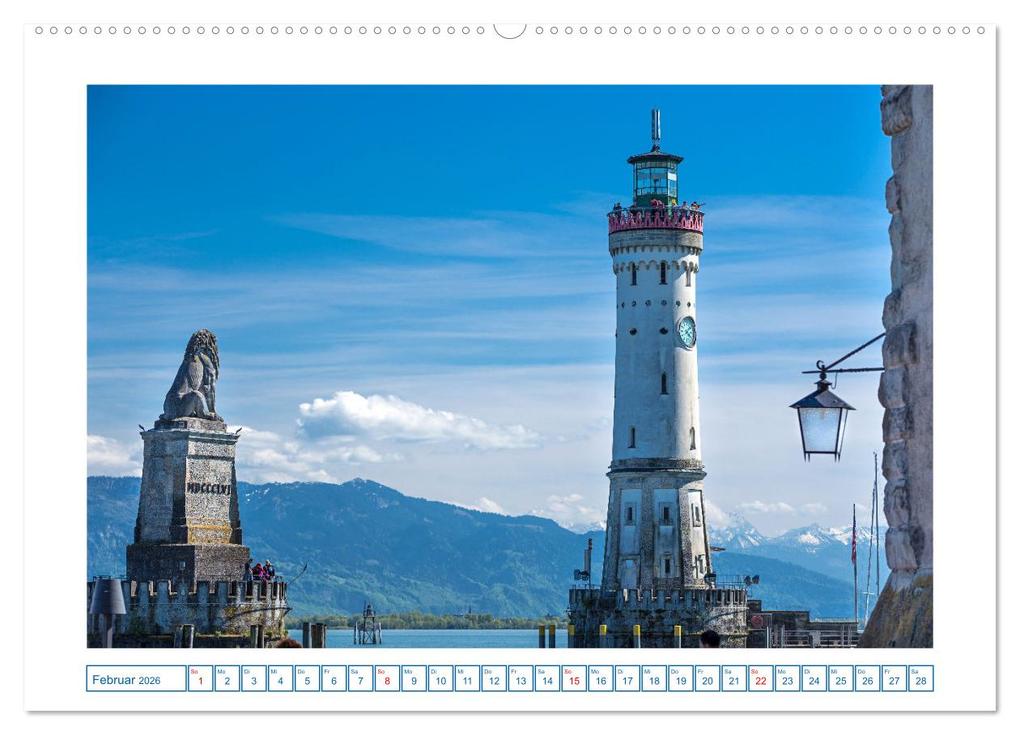Weitere Ansicht: Insel Lindau - Bayerische Perle im Bodensee (hochwertiger Premium Wandkalender 2026 DIN A2 quer), Kunstdruck in Hochglanz | Giuseppe Di Domenico, Calvendo