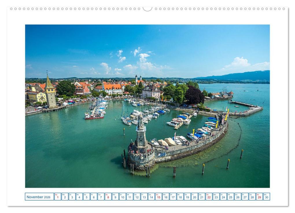Weitere Ansicht: Insel Lindau - Bayerische Perle im Bodensee (hochwertiger Premium Wandkalender 2026 DIN A2 quer), Kunstdruck in Hochglanz | Giuseppe Di Domenico, Calvendo