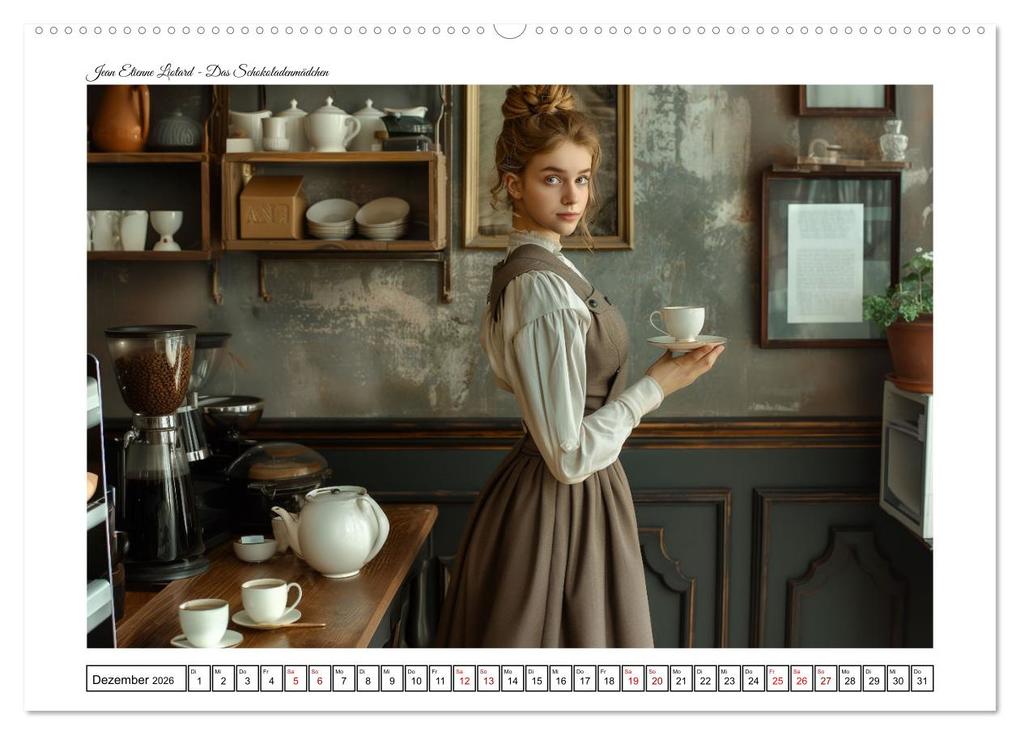 Weitere Ansicht: Alte Meister auf Zeitreise (hochwertiger Premium Wandkalender 2026 DIN A2 quer), Kunstdruck in Hochglanz | Kerstin Waurick, Calvendo