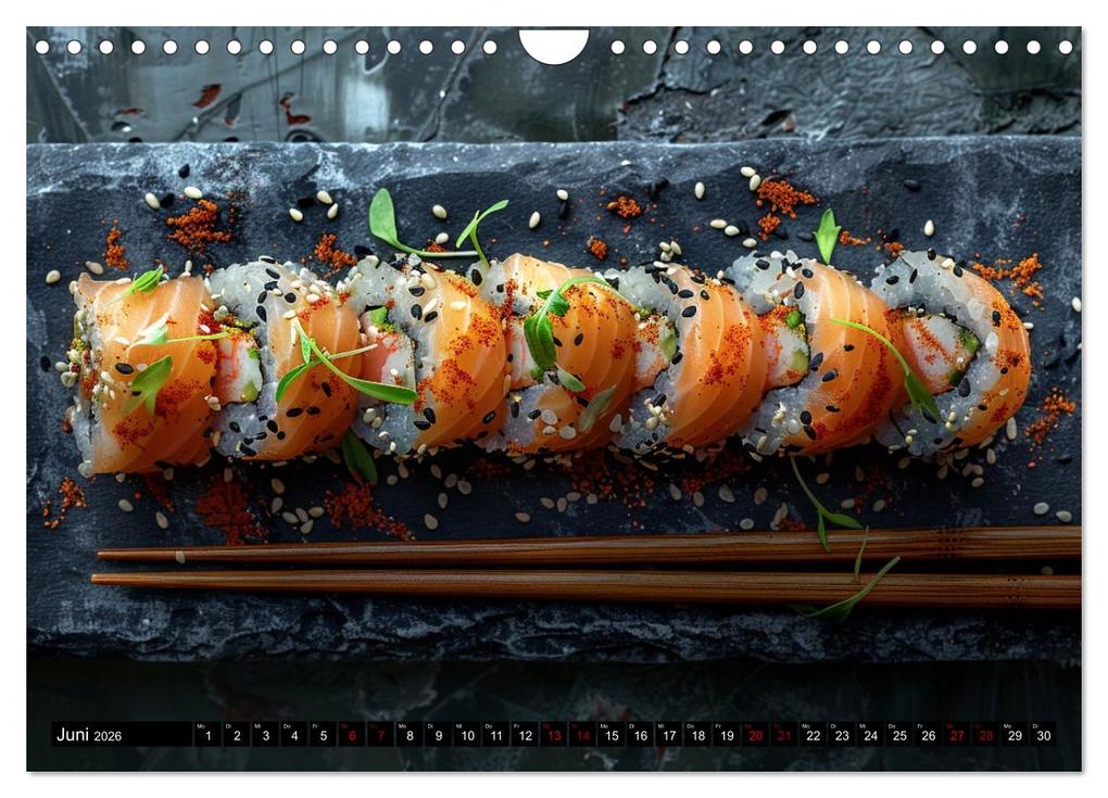 Weitere Ansicht: Sushi Zauber (Wandkalender 2026 DIN A4 quer), CALVENDO Monatskalender | Kerstin Waurick, Calvendo