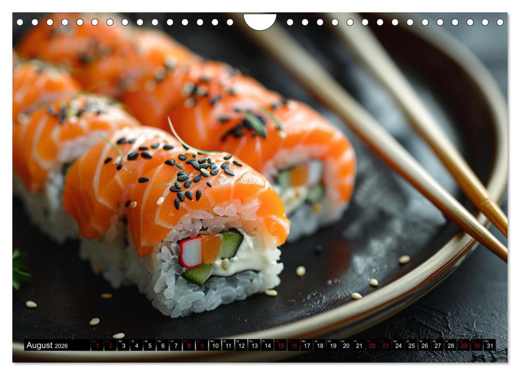 Weitere Ansicht: Sushi Zauber (Wandkalender 2026 DIN A4 quer), CALVENDO Monatskalender | Kerstin Waurick, Calvendo