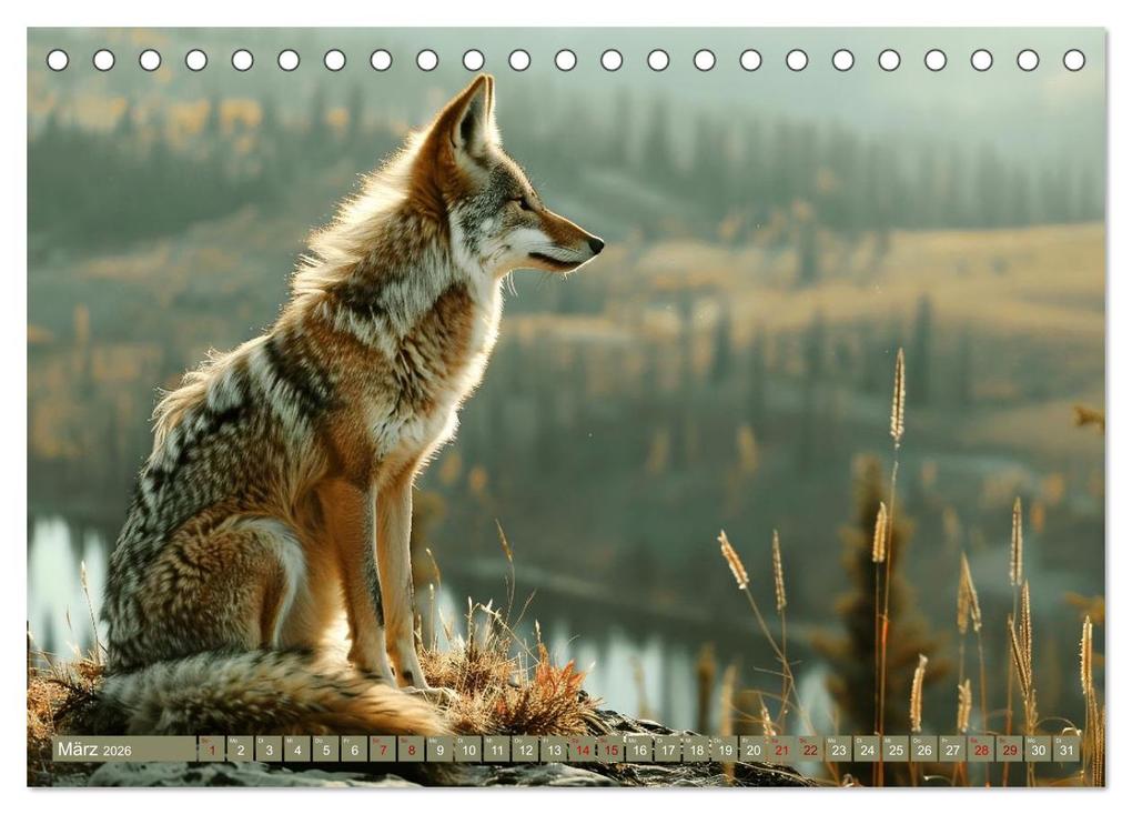 Weitere Ansicht: Die wilden Hunde (Tischkalender 2026 DIN A5 quer), CALVENDO Monatskalender | Daniela Tapper, Calvendo
