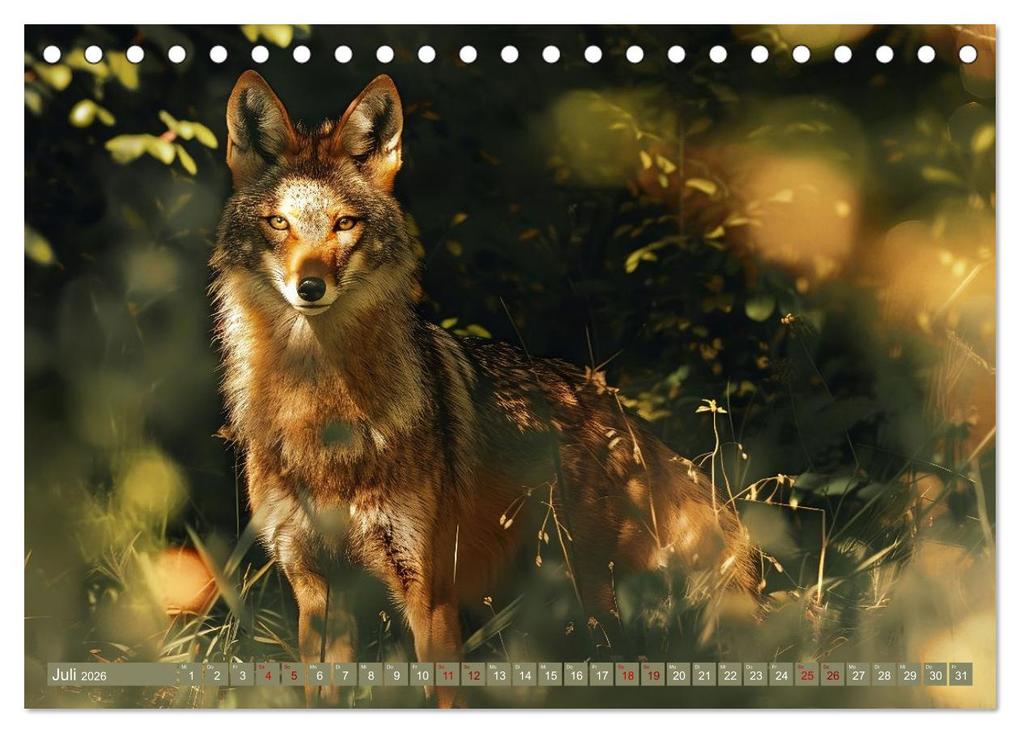 Weitere Ansicht: Die wilden Hunde (Tischkalender 2026 DIN A5 quer), CALVENDO Monatskalender | Daniela Tapper, Calvendo