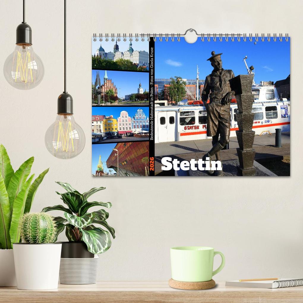 Weitere Ansicht: Stettin - Bedeutende Hafenstadt in Polen (Wandkalender 2026 DIN A4 quer), CALVENDO Monatskalender | Gisela Kruse, Calvendo