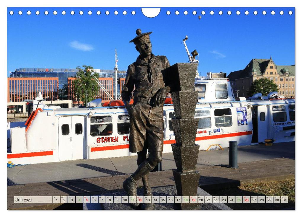 Weitere Ansicht: Stettin - Bedeutende Hafenstadt in Polen (Wandkalender 2026 DIN A4 quer), CALVENDO Monatskalender | Gisela Kruse, Calvendo