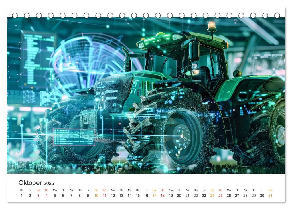 Weitere Ansicht: Landwirtschaft 5.0 - digitale Welt (Tischkalender 2026 DIN A5 quer), CALVENDO Monatskalender | Calvendo, Peter Roder