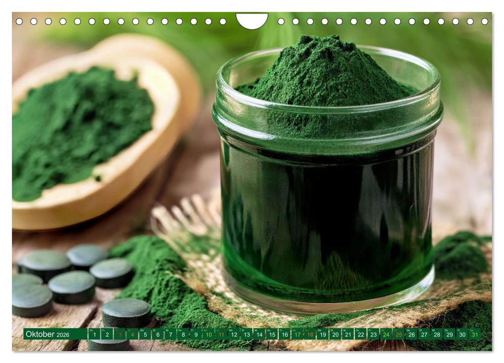 Weitere Ansicht: Algen - Superfood (Wandkalender 2026 DIN A4 quer), CALVENDO Monatskalender | Calvendo, Susan Michel