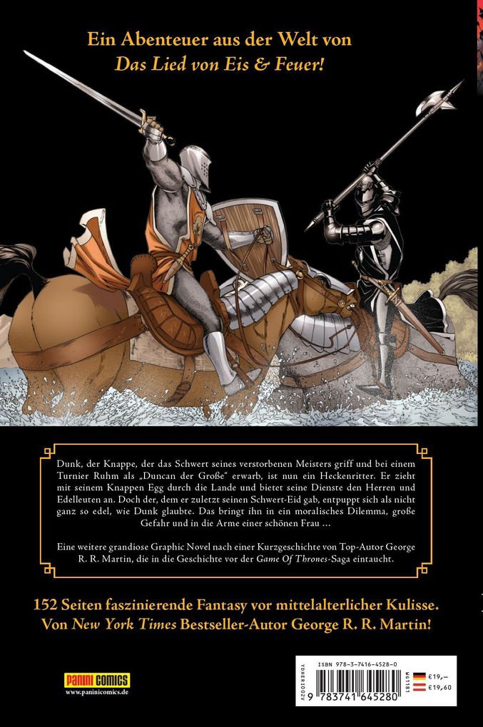Weitere Ansicht: Der Heckenritter - Die Graphic Novel (Die Vorgeschichte zu Game of Thrones) | George R.R. Martin, Ben Avery, Mike S. Miller