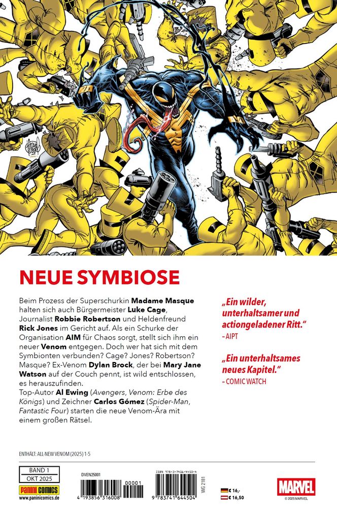 Weitere Ansicht: Venom - Neustart (2. Serie) | Al Ewing, Carlos Gómez