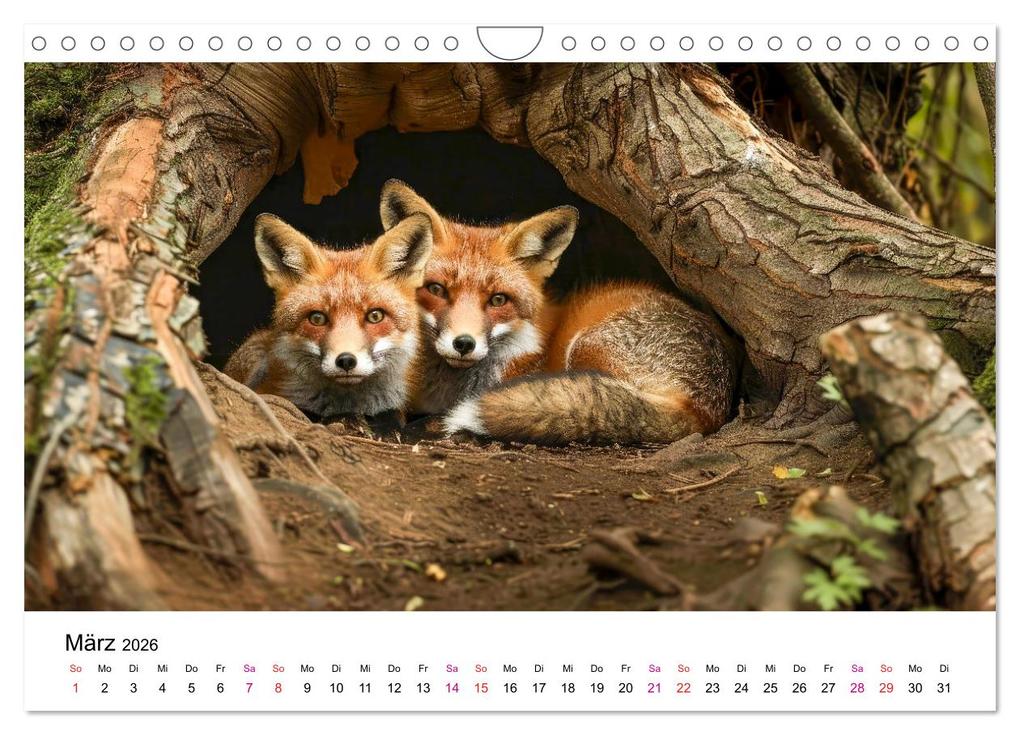 Weitere Ansicht: Fuchs - schöne Momente (Wandkalender 2026 DIN A4 quer), CALVENDO Monatskalender | Peter Roder, Calvendo