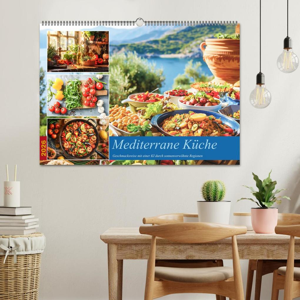 Weitere Ansicht: Mediterrane Küche (Wandkalender 2026 DIN A2 quer), CALVENDO Monatskalender | Steffen Gierok-Latniak, Calvendo