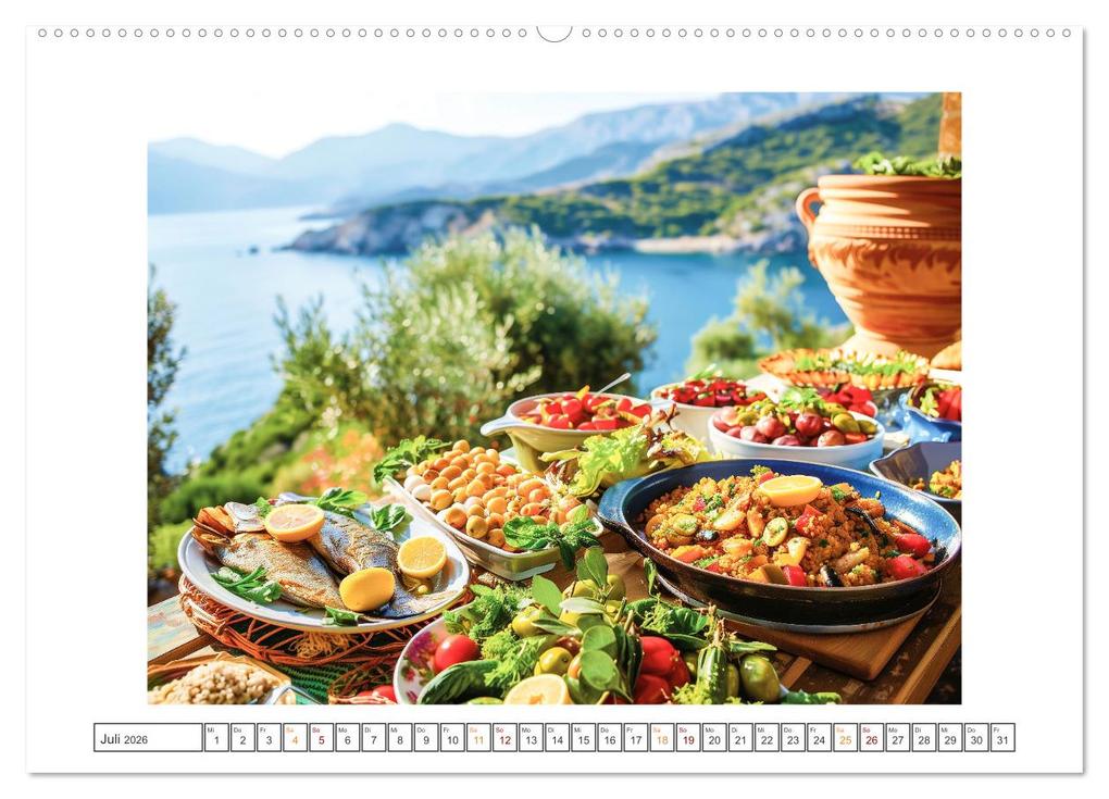 Weitere Ansicht: Mediterrane Küche (Wandkalender 2026 DIN A2 quer), CALVENDO Monatskalender | Steffen Gierok-Latniak, Calvendo