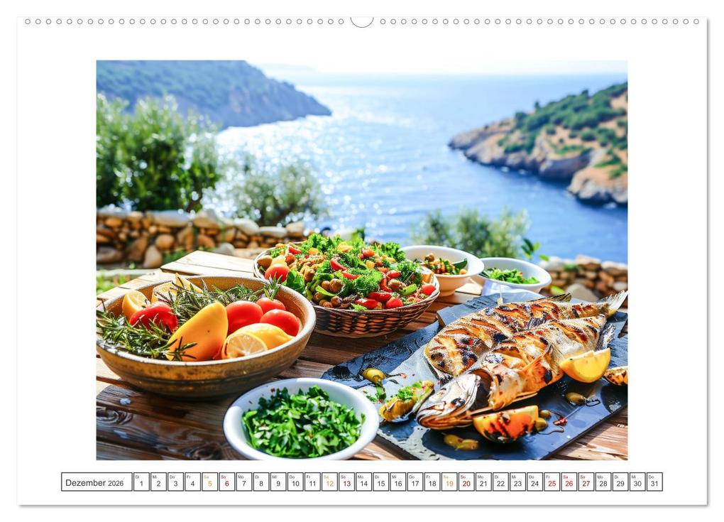 Weitere Ansicht: Mediterrane Küche (Wandkalender 2026 DIN A2 quer), CALVENDO Monatskalender | Steffen Gierok-Latniak, Calvendo