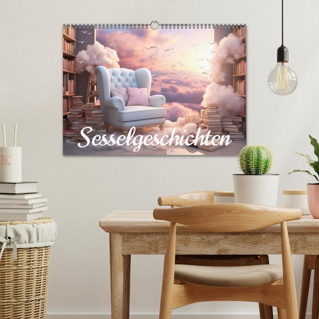 Weitere Ansicht: Sesselgeschichten (Wandkalender 2026 DIN A3 quer), CALVENDO Monatskalender | Ally Bee, Calvendo