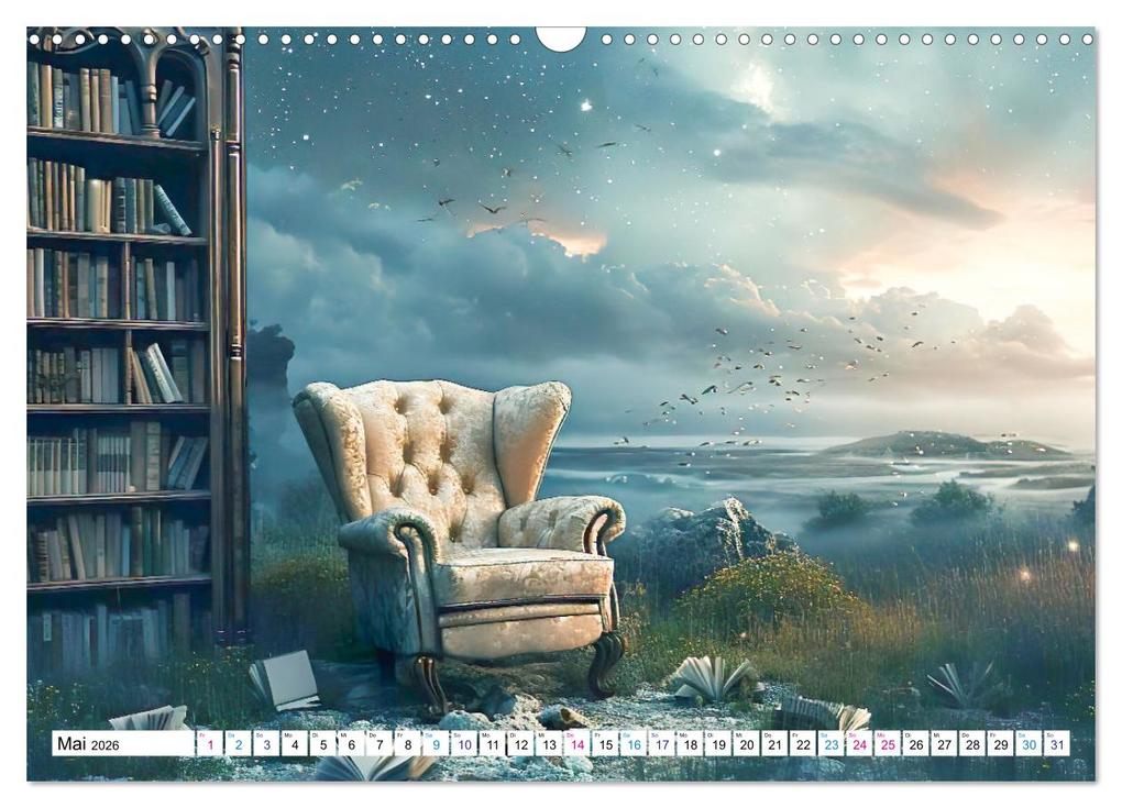 Weitere Ansicht: Sesselgeschichten (Wandkalender 2026 DIN A3 quer), CALVENDO Monatskalender | Ally Bee, Calvendo