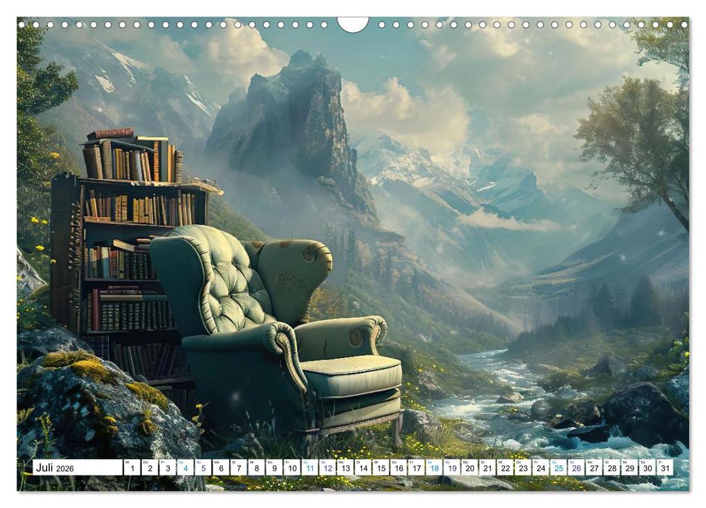 Weitere Ansicht: Sesselgeschichten (Wandkalender 2026 DIN A3 quer), CALVENDO Monatskalender | Ally Bee, Calvendo