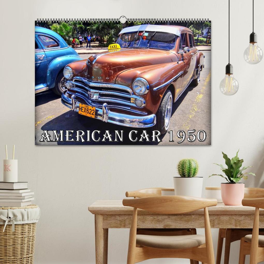 Weitere Ansicht: AMERICAN CAR 1950 (Wandkalender 2026 DIN A2 quer), CALVENDO Monatskalender | Henning von Löwis of Menar, Calvendo