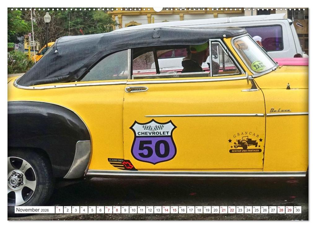 Weitere Ansicht: AMERICAN CAR 1950 (Wandkalender 2026 DIN A2 quer), CALVENDO Monatskalender | Henning von Löwis of Menar, Calvendo