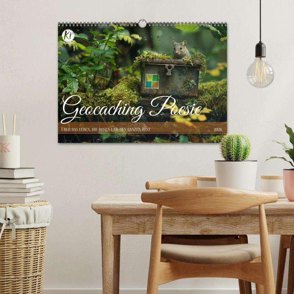 Weitere Ansicht: Geocaching Poesie (Wandkalender 2026 DIN A3 quer), CALVENDO Monatskalender | Kerstin Waurick, Calvendo