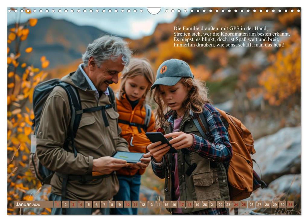 Weitere Ansicht: Geocaching Poesie (Wandkalender 2026 DIN A3 quer), CALVENDO Monatskalender | Kerstin Waurick, Calvendo