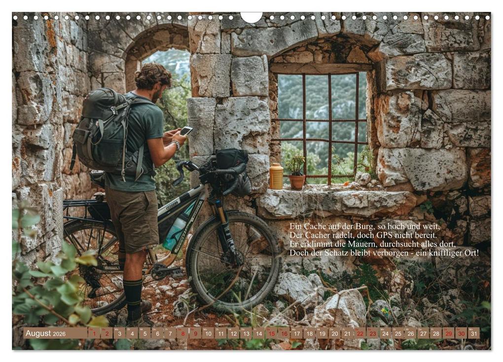 Weitere Ansicht: Geocaching Poesie (Wandkalender 2026 DIN A3 quer), CALVENDO Monatskalender | Kerstin Waurick, Calvendo