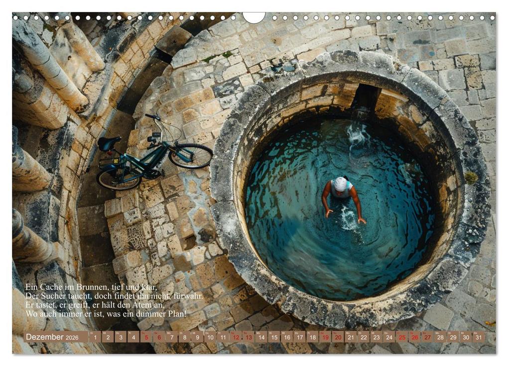 Weitere Ansicht: Geocaching Poesie (Wandkalender 2026 DIN A3 quer), CALVENDO Monatskalender | Kerstin Waurick, Calvendo