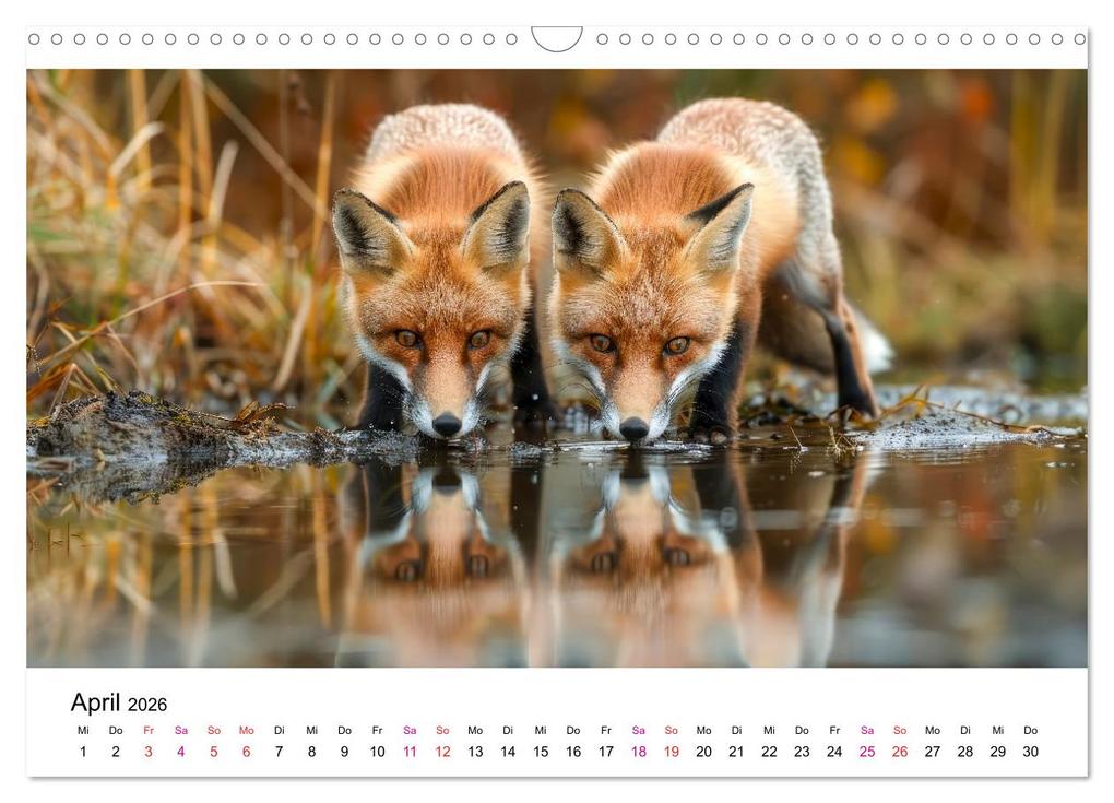 Weitere Ansicht: Fuchs - schöne Momente (Wandkalender 2026 DIN A3 quer), CALVENDO Monatskalender | Peter Roder, Calvendo