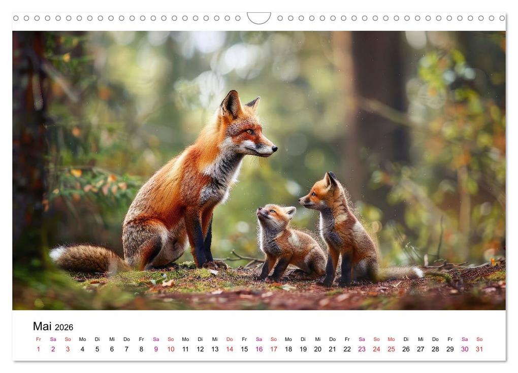 Weitere Ansicht: Fuchs - schöne Momente (Wandkalender 2026 DIN A3 quer), CALVENDO Monatskalender | Peter Roder, Calvendo
