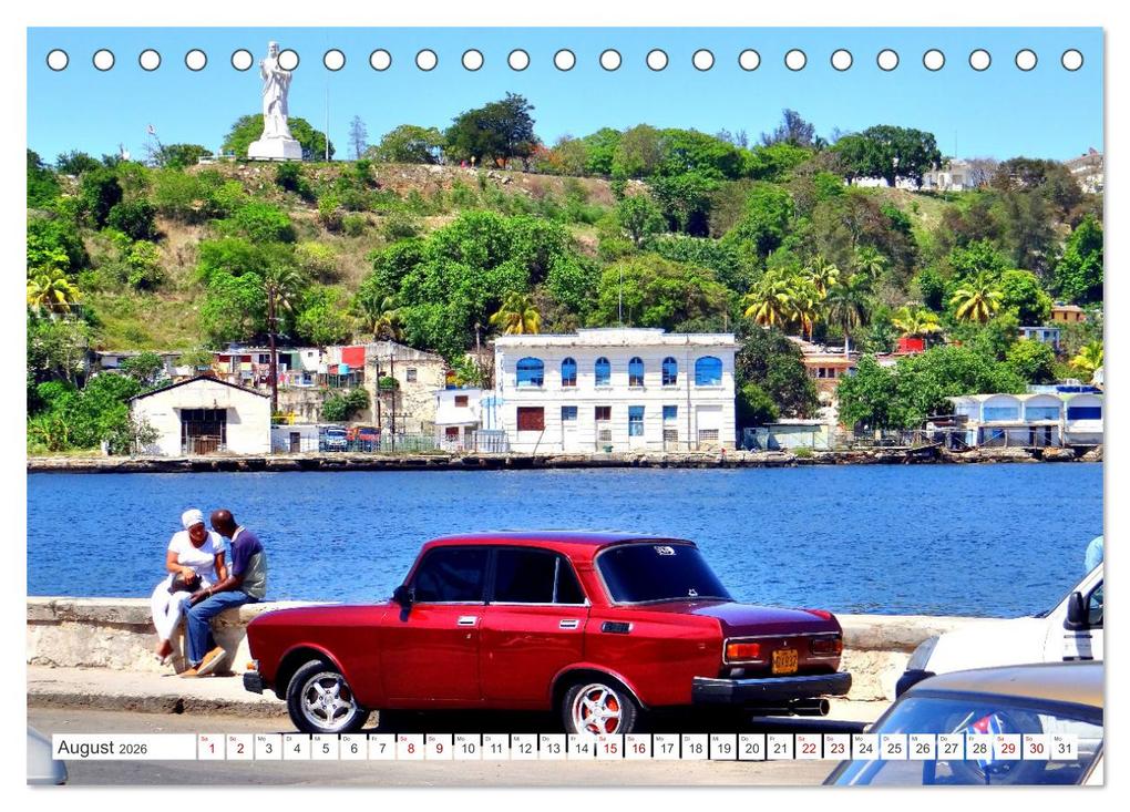 Weitere Ansicht: Moskwitsch-2140 - Ein Moskowiter auf Kuba (Tischkalender 2026 DIN A5 quer), CALVENDO Monatskalender | Henning von Löwis of Menar, Calvendo