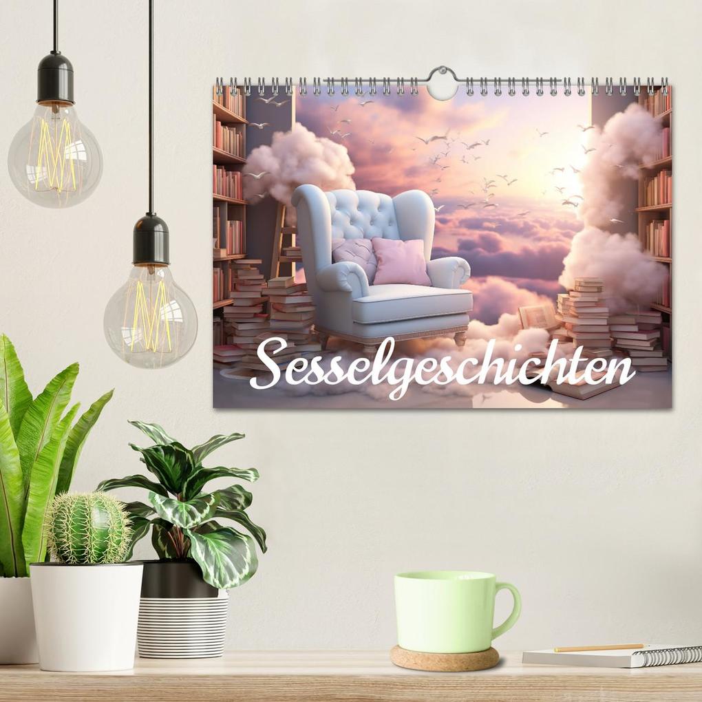 Weitere Ansicht: Sesselgeschichten (Wandkalender 2026 DIN A4 quer), CALVENDO Monatskalender | Ally Bee, Calvendo