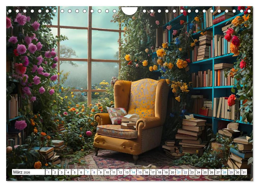 Weitere Ansicht: Sesselgeschichten (Wandkalender 2026 DIN A4 quer), CALVENDO Monatskalender | Ally Bee, Calvendo