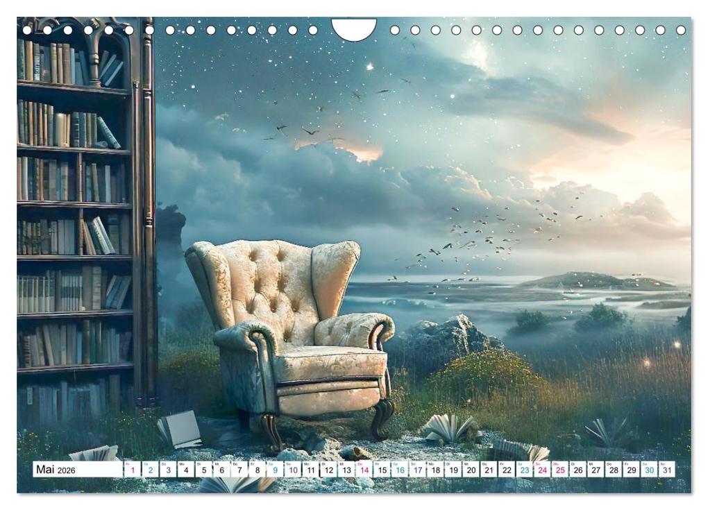 Weitere Ansicht: Sesselgeschichten (Wandkalender 2026 DIN A4 quer), CALVENDO Monatskalender | Ally Bee, Calvendo