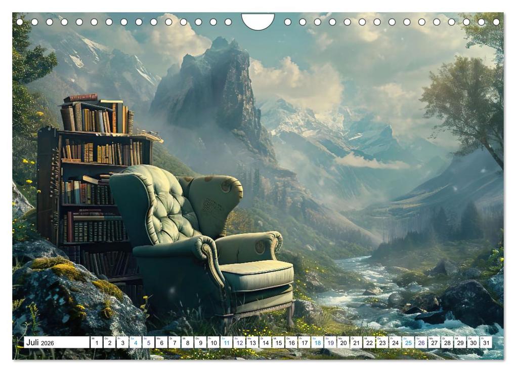 Weitere Ansicht: Sesselgeschichten (Wandkalender 2026 DIN A4 quer), CALVENDO Monatskalender | Ally Bee, Calvendo