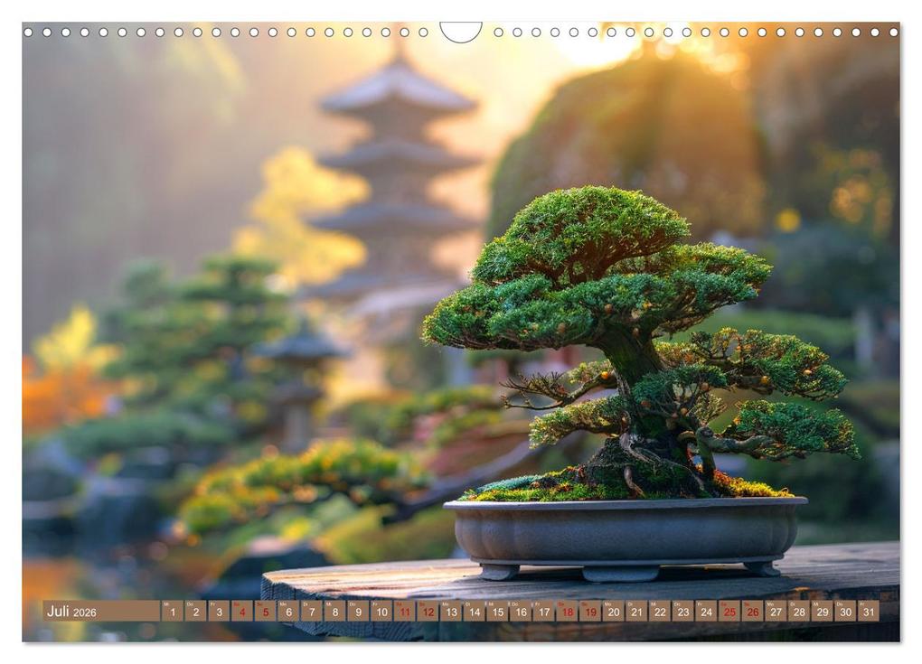 Weitere Ansicht: Bonsai meditativ (Wandkalender 2026 DIN A3 quer), CALVENDO Monatskalender | Kerstin Waurick, Calvendo