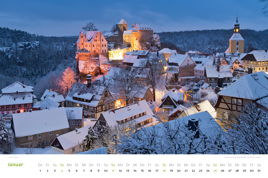 Weitere Ansicht: Kalender Sächsische & Böhmische Schweiz 2026