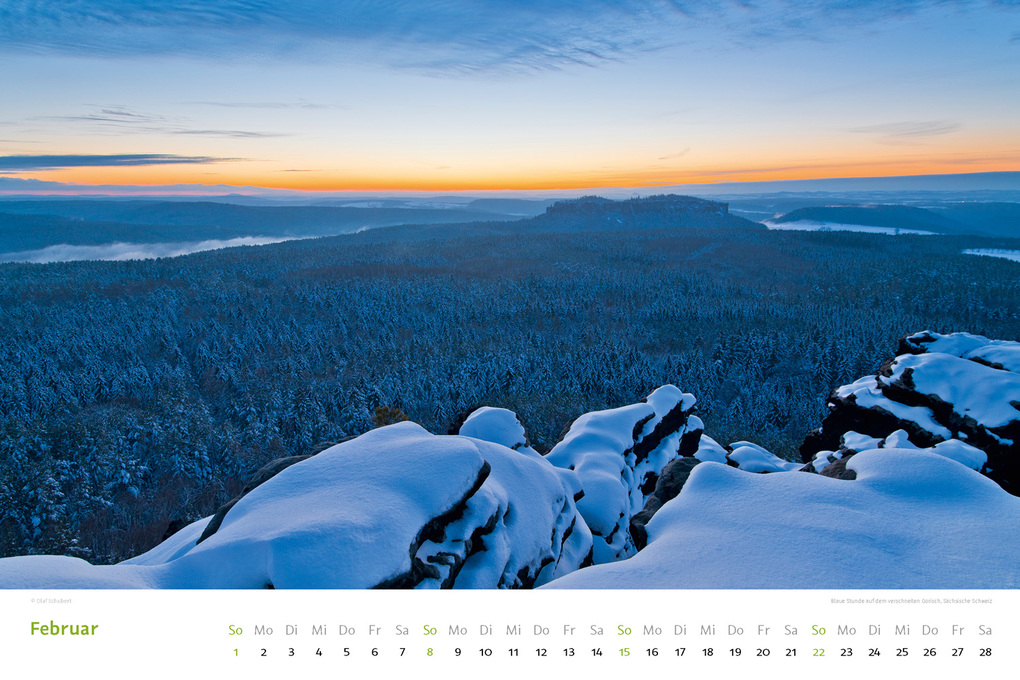 Weitere Ansicht: Kalender Sächsische & Böhmische Schweiz 2026