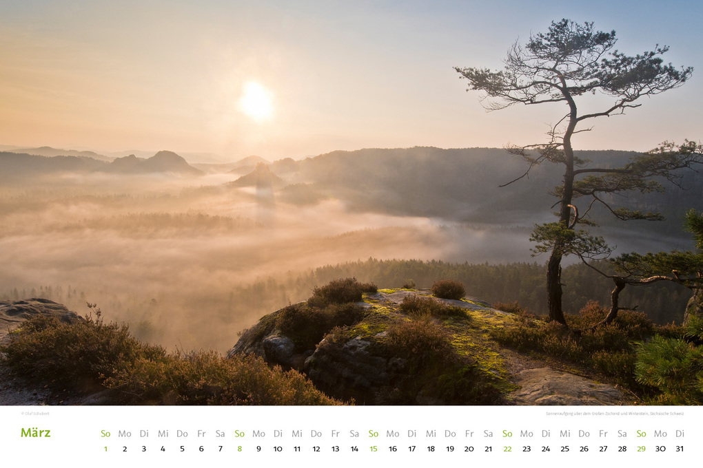Weitere Ansicht: Kalender Sächsische & Böhmische Schweiz 2026