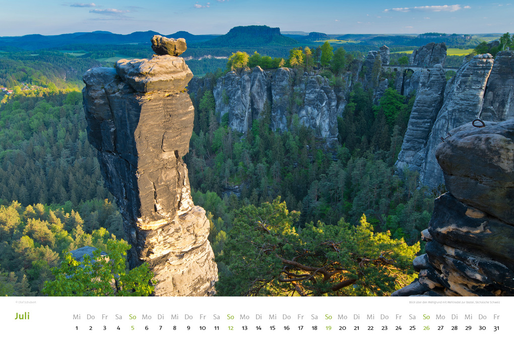 Weitere Ansicht: Kalender Sächsische & Böhmische Schweiz 2026