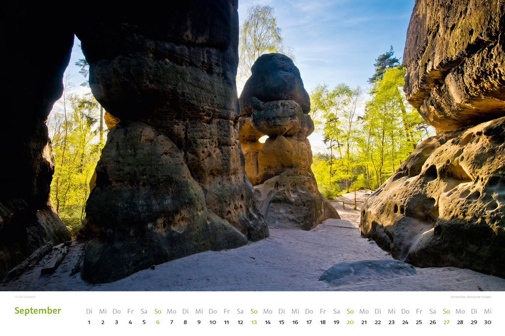 Weitere Ansicht: Kalender Sächsische & Böhmische Schweiz 2026