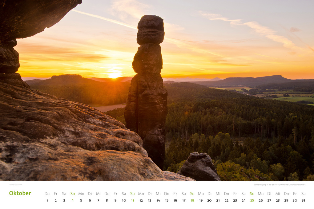 Weitere Ansicht: Kalender Sächsische & Böhmische Schweiz 2026